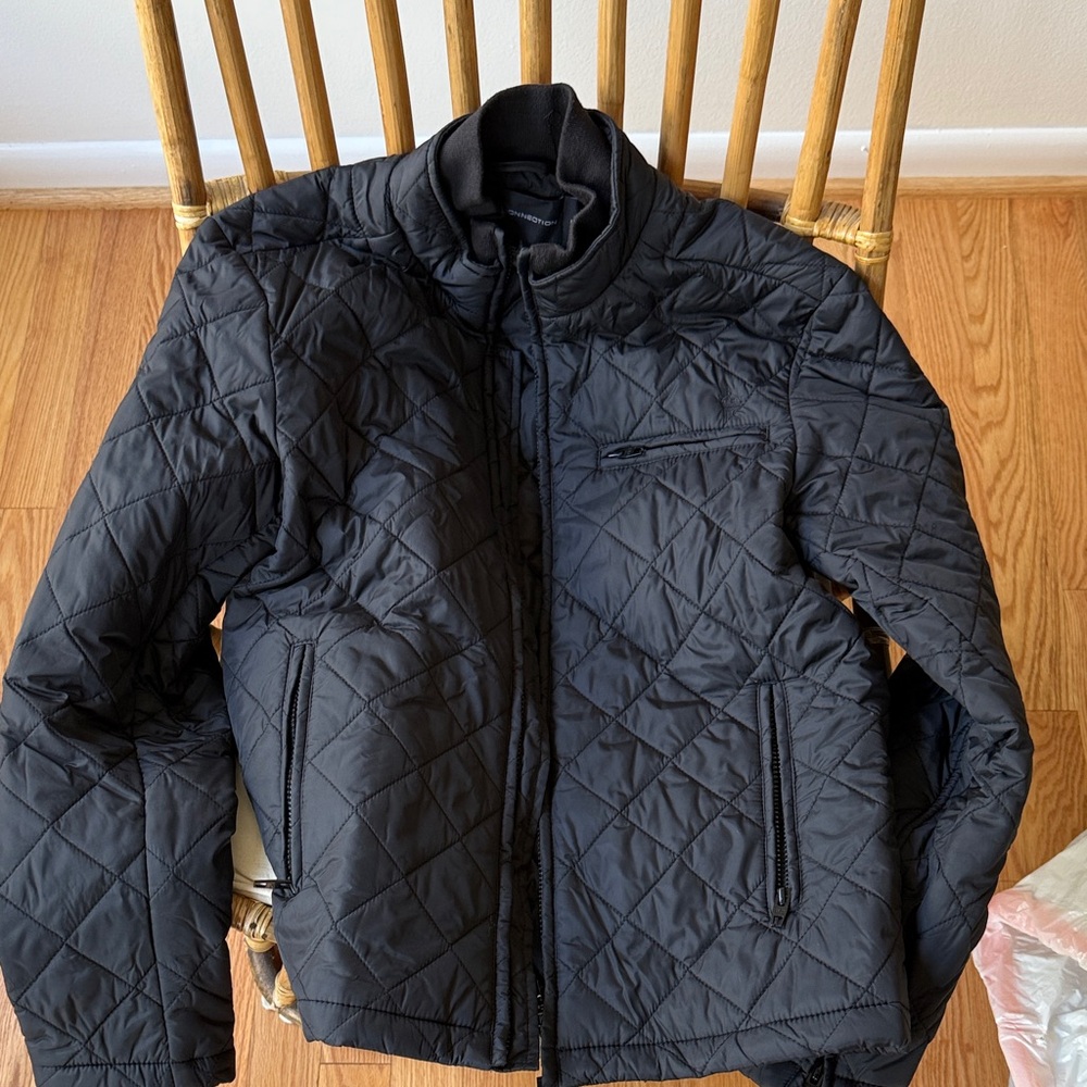 French Connection Black Quilted Puffer Jacket